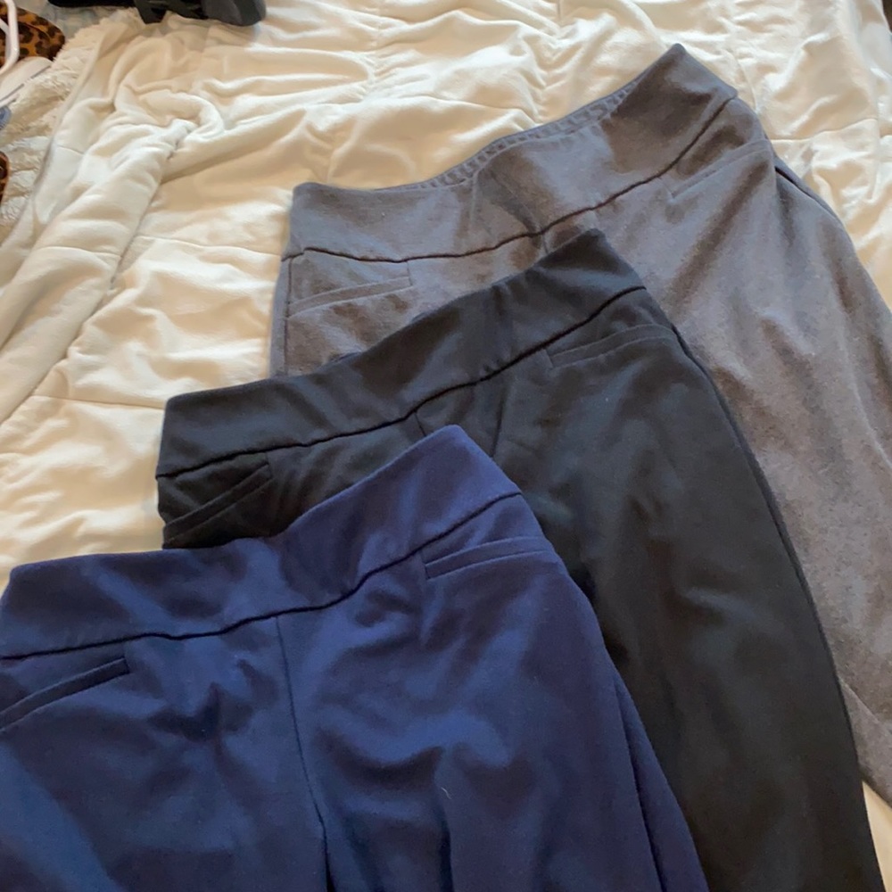 Three tall super comfortable work pants